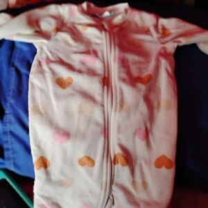 Cozy Heart Fleece Sleeper